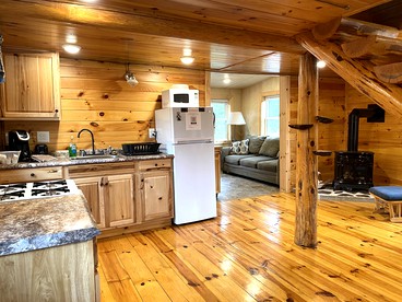 Romantic Cabin Rental Overlooking Otter Creek in the Adirondacks of Upstate New York - Brantingham, New York - glamping.directory