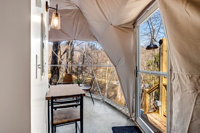 Unique Dome for a Romantic Escape Surrounded by the Peaceful Sounds of Nature in Rosman, North Carolina - Rosman, North Carolina - glamping.directory
