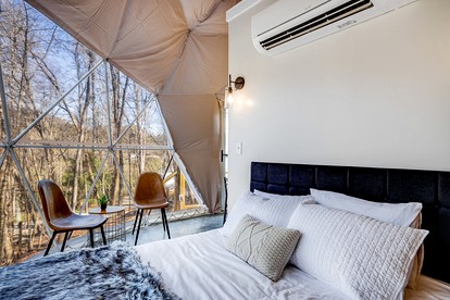 Unique Dome for a Romantic Escape Surrounded by the Peaceful Sounds of Nature in Rosman, North Carolina - Rosman, North Carolina - glamping.directory