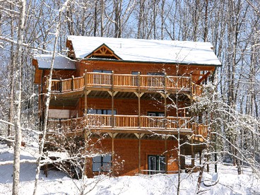 Gorgeous Cabin Rental with Amazing Views of the Great Smokies in Tennessee - glamping.directory