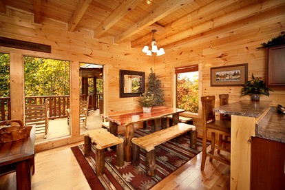 Gorgeous Cabin Rental with Amazing Views of the Great Smokies in Tennessee - Gatlinburg, Tennessee - glamping.directory