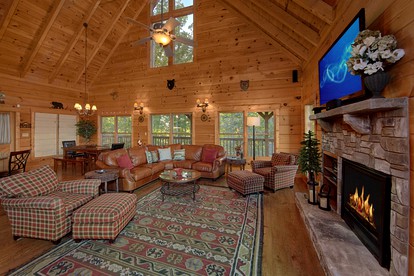 Wonderful Pigeon Forge Cabin Ideal for Family Getaways in Tennessee - Pigeon Forge, Tennessee - glamping.directory