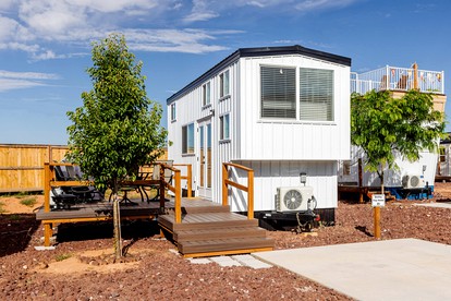 Secluded Bliss: Tiny House Escape from the City in Apple Valley, Utah - Apple Valley, Utah - glamping.directory