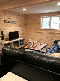 A-Frame Cabin Rental Set Alongside Sebago Lake on Frye Island, Maine - Frye Island, Maine - glamping.directory