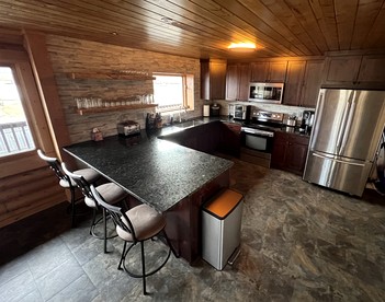 Scenic Vacation Home with Wrap-Around Deck Overlooking Ennis Lake near McAllister, Montana - McAllister, Montana - glamping.directory