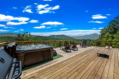 Modern A-Frame Cabin with Breathtaking Views of the Smoky Mountains, Perfect for Families or Groups - Hartford, Tennessee - glamping.directory