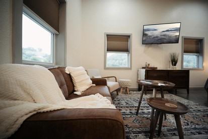 Barn Living with a Twist: Hot Tub Relaxation and Pigeon Forge Excitement Await! - Sevierville, Tennessee - glamping.directory