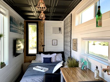 Shipping Container Home with Cowboy Pool in Joshua Tree, CA - Joshua Tree, California - glamping.directory