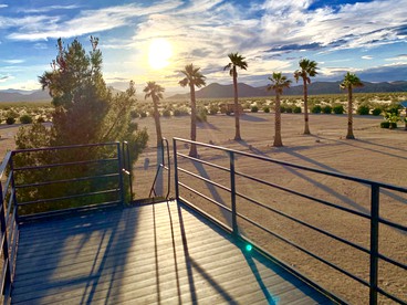 Shipping Container Home with Cowboy Pool in Joshua Tree, CA - Joshua Tree, California - glamping.directory