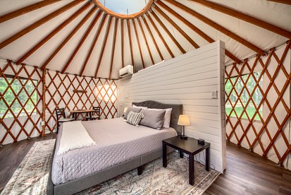 Gorgeous Texas Yurt in Gruene near the Banks of Canyon Lake - New Braunfels, Texas - glamping.directory