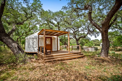 Gorgeous Texas Yurt in Gruene near the Banks of Canyon Lake - glamping.directory