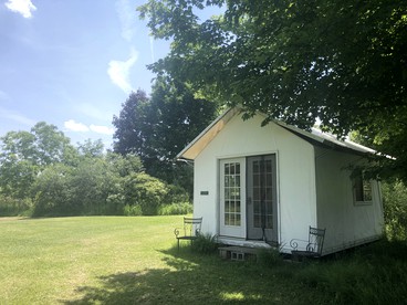 Tented Cabin in Manchester, Michigan, Perfect for a Yoga Retreat - Manchester, Michigan - glamping.directory