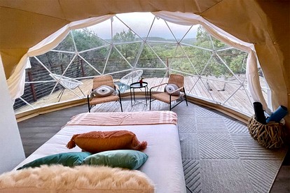 Marble Falls Glamping Dome for Romantic Getaways near Austin - Marble Falls, Texas - glamping.directory