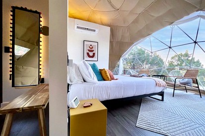 Marble Falls Glamping Dome for Romantic Getaways near Austin - Marble Falls, Texas - glamping.directory