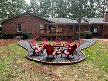 Spacious Cozy Cottage with Foosball Table, Private Deck and Fire Pit in Indian Trail, North Carolina - glamping.directory