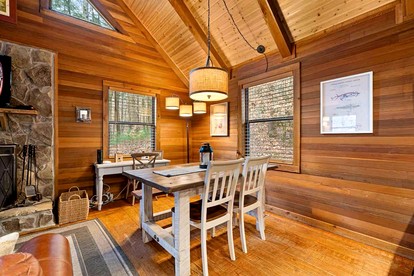Charming Cabin Nestled in the Forest near the Toccoa River in Suches, Georgia - Suches, Georgia - glamping.directory