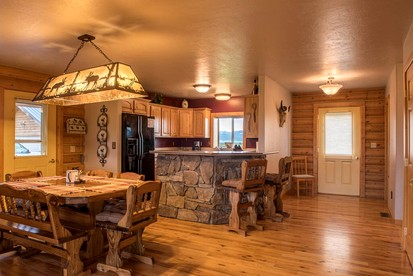 Secluded Mountain-View Cabin with Cross-Country Trails Near Scenic Lakes in Idaho - Driggs, Idaho - glamping.directory