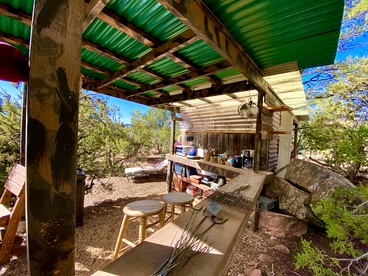 Rustic Tree House Rental with a Fire Pit in Bernalillo County, New Mexico - US, New Mexico - glamping.directory