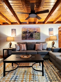 Charming Log Cabin with Hot Tub and Fireplace Minutes from Gore Ski Resort in New York - North Creek, New York - glamping.directory