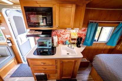 Vintage-Inspired Retro RV with Flamingo Theme Near Coast & Hiking Trails, El Cajon CA - El Cajon, California - glamping.directory