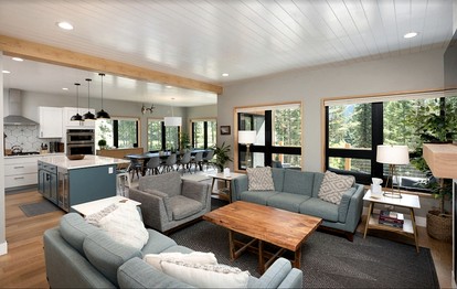 Mountain Cabin with Elegant Chic Interior and Deck in Montana - Bozeman, Montana - glamping.directory