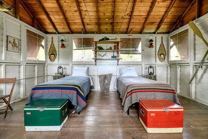Two Incredible Antique Scout Cabins Surrounded by Nature for a Unique Outdoor Experience in Troy, Wisconsin - East Troy, Wisconsin - glamping.directory