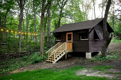 Two Incredible Antique Scout Cabins Surrounded by Nature for a Unique Outdoor Experience in Troy, Wisconsin - glamping.directory