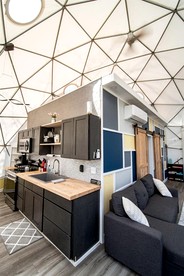Award-Winning Glamping Dome with Panoramic Pond Views near The Caverns, Coalmont TN - Coalmont, Tennessee - glamping.directory