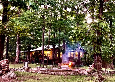 Secluded Lakefront House Nestled in the Woods for an Unforgettable Adventure in Nature in Williford, Arkansas - glamping.directory