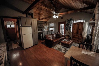 Blue Bird Cabin with Hot Tub in Texas Hill Country - Wimberley, Texas - glamping.directory