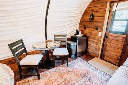 Perfectly Located Pet-Friendly Wagon Retreat in Trendy Penn Yan, NY - Penn Yan, New York - glamping.directory