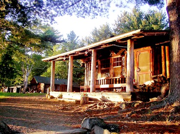 Rustic Cabin Rental by Bluffer Pond in Ashland, Maine - glamping.directory