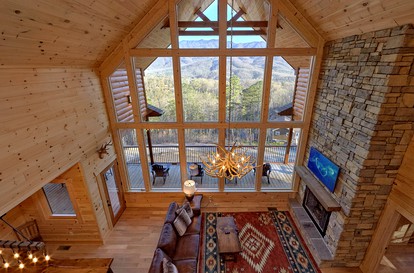 Luxury Large Glamping Destination with Private Hot Tub and Home Theater in Gatlinburg, Tennessee - Gatlinburg, Tennessee - glamping.directory