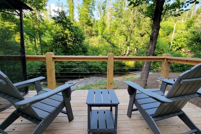 Geodome on Creek, Great Getaway, WIFI & Hot Shower near Boone, NC - Purlear, North Carolina - glamping.directory