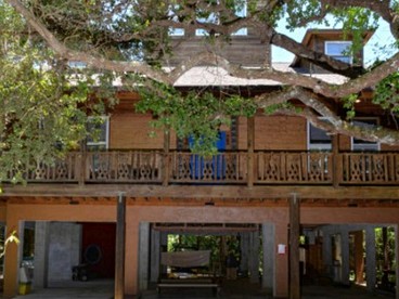 Amazing Elevated Cabin Rental with Ocean Views near Palm Bay, Florida - glamping.directory