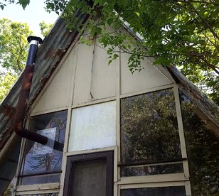 Rustic A-Frame Cabin in the Lush Woodlands of Grubville, Missouri - Grubville, Missouri - glamping.directory