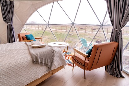 Peaceful Luxury Glamping Domes with Stargazing & Farm Retreat near Lake Access in Wolfe City, Texas - Wolfe City, Texas - glamping.directory