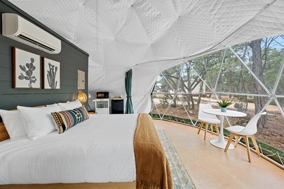 Glamping Vacation at this Pet-Friendly Luxury Tiny House in Wimberley, TX - Wimberley, Texas - glamping.directory