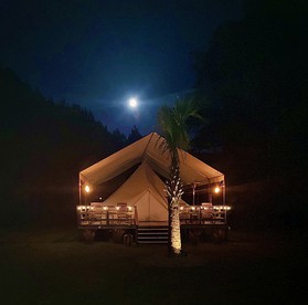 Pet-Friendly Luxury Tent Rental for South Carolina Glamping - Dorchester, South Carolina - glamping.directory