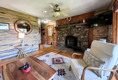 Peaceful Countryside Cabin with Hot-Tub and Fire Pit in Maine - Sweden, Maine - glamping.directory