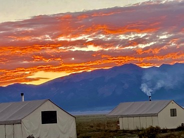 Remote Safari Tent with Breakfast Included and Amazing Views in Colorado - Mosca, Colorado - glamping.directory