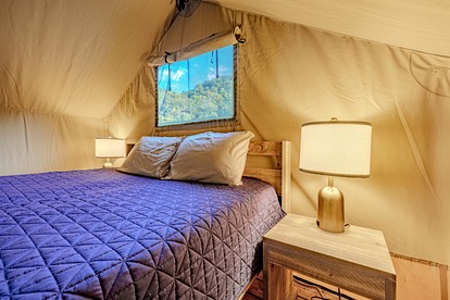 Incredible Multi-Unit Group Glamping in Safari Tents for an Amazing Outdoor Adventure with Family or Friends in Newport, Tennessee - Newport, Tennessee - glamping.directory