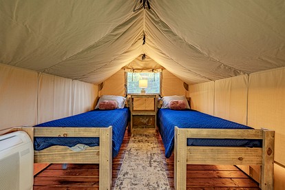 Incredible Multi-Unit Group Glamping in Safari Tents for an Amazing Outdoor Adventure with Family or Friends in Newport, Tennessee - Newport, Tennessee - glamping.directory