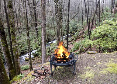 One-Bedroom Cabin Rental with a Fireplace in the North Carolina Mountains - Robbinsville, North Carolina - glamping.directory