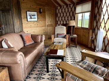 Luxury Flathead Lake Yurt Ideal for a Great Getaway in Montana - Somers, Montana - glamping.directory