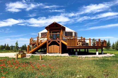 Luxury Flathead Lake Yurt Ideal for a Great Getaway in Montana - glamping.directory
