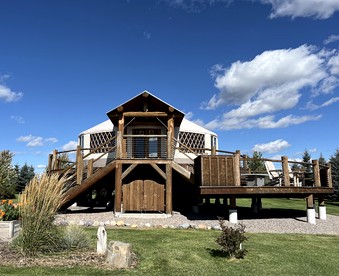 Luxury Flathead Lake Yurt Ideal for a Great Getaway in Montana - Somers, Montana - glamping.directory
