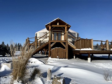 Luxury Flathead Lake Yurt Ideal for a Great Getaway in Montana - Somers, Montana - glamping.directory