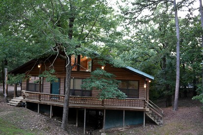 Fully Furnished Cabin with Fire Pit Perfect for Small Groups in Oklahoma - glamping.directory