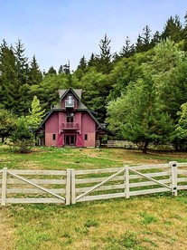 Upscale Farmhouse Cabin Encircled by Redwoods, Northern California - glamping.directory